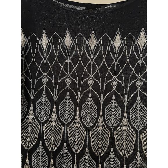 WHITE HOUSE BLACK MARKET Women Shimmer Rayon Poly Sweater Multicolor S - Picture 2 of 7